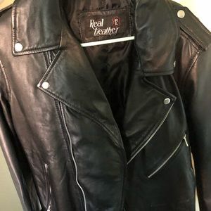 Biker Jacket (Real Leather)
